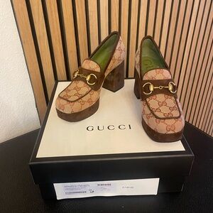 Gucci high heels mules